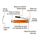 Inyectora de grasa 14 oz, 8000 PSI con grip antiderrapante 4