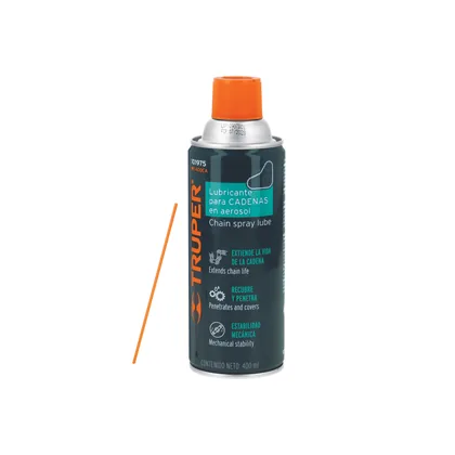 Lubricante de cadenas en aerosol 400 ml, TRUPER