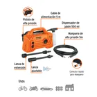 Hidrolavadora eléctrica compacta 1600 PSI, TRUPER 7