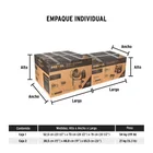 Revolvedora de concreto 1/2 saco, uso ligero, gasolina, 160L 8