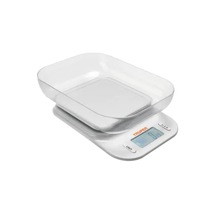 Báscula digital para cocina, con tazón, 5 kg, TRUPER