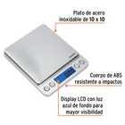 Báscula electrónica de precisión, de bolsillo, 500 g, TRUPER 3