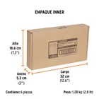 Escuadra 8' para carpintero con mango 100% de aluminio 6
