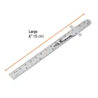 Regla 15 cm de acero inoxidable de bolsillo, TRUPER 4