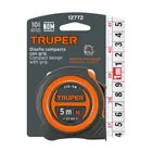 Flexómetro compacto contra impactos 5 m cinta 19 mm, TRUPER 5