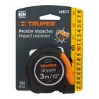 Flexómetro Gripper contra impactos 3 m cinta 13 mm, TRUPER 5
