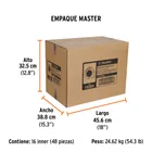 Flexómetro contra impactos 8 m cinta 25 mm grad. métrica 8