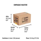 Flexómetro 3 m cinta 13 mm, en display box, PRETUL 4