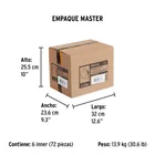 Flexómetro 5 m cinta 19 mm, en display box, PRETUL 4