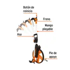 Odómetro con freno, rueda de 13', TRUPER 5