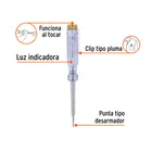 Probador de circuitos de corriente alterna 14 cm, TRUPER 4