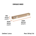 Nivel profesional de 24' con protección de ABS, TRUPER 6