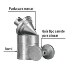 Plomada metálica de 310 g con centro, PRETUL 2