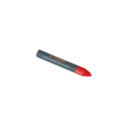 Blíster con 2 crayones de 12 cm industriales rojos, TRUPER