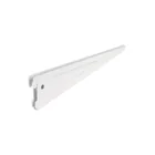 Ménsula plana blanca para cremallera doble, 32cm, FIERO 1