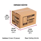 Bolsa con 24 escuadras esquineras 1' x 1', FIERO 8