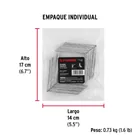 Bolsa con 24 escuadras esquineras 3' x 3', FIERO 6