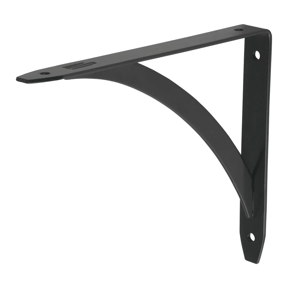 Ménsula reforzada negra 5 x 7', diseño barra, FIERO