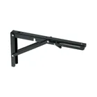 Ménsula plegable de acero negra 6' x 12', FIERO 1