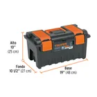 Caja para herramienta de 19' con compartimentos, TRUPER 3