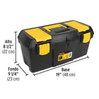 Caja para herramienta de 19' con compartimentos, PRETUL 3