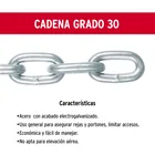 Bolsa con 3 metros de cadena galvanizada de 1/8', FIERO 4