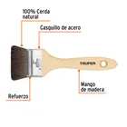 Brocha pelo de camello de 2' con mango de madera, TRUPER 2
