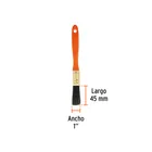 Brocha profesional de 1/2' con mango de plástico, TRUPER 3