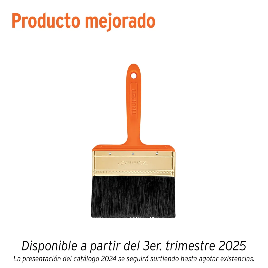 Brocha profesional de 5' con mango de plástico, TRUPER