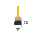 Brocha uso general de 3' con mango de plástico, PRETUL 3