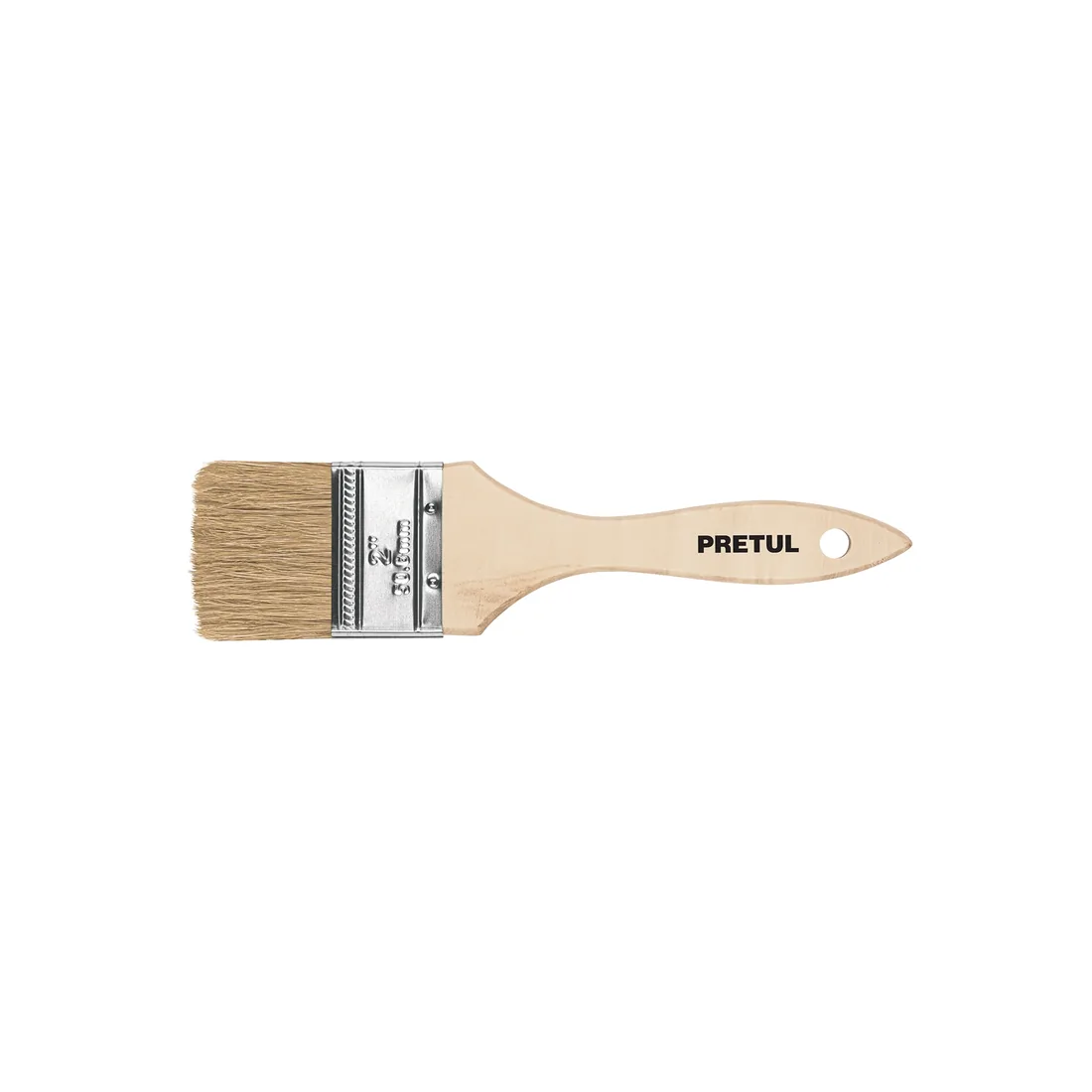 Brocha uso general de 2' con mango de madera, PRETUL
