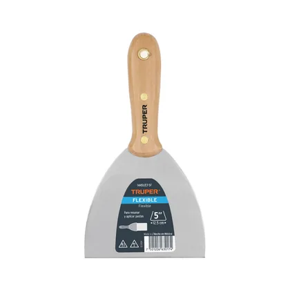 Espátula flexible 5' con mango de madera, TRUPER