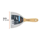 Espátula flexible 5' con mango de madera, TRUPER 3