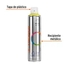 Pintura en aerosol, amarillo neón, bote esbelto, 400 ml 3