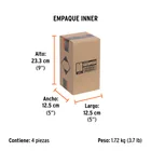 Pintura en aerosol alta temp. bote esbelto, negro, 400 ml 5