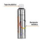 Pintura aerosol negro brillante, bote esbelto 400 ml, TRUPER 3