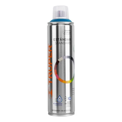 Pintura aerosol azul holandés, bote esbelto 400 ml, TRUPER