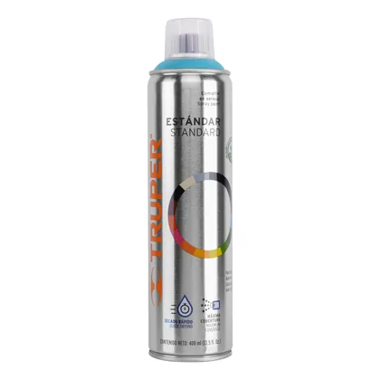 Pintura aerosol azul, bote esbelto 400 ml, TRUPER