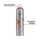 Pintura aerosol rojo, bote esbelto 400 ml, TRUPER 3