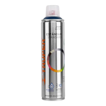 Pintura aerosol azul ultramar, bote esbelto 400 ml, TRUPER
