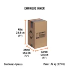 Pintura aerosol marfil, bote esbelto 400 ml, TRUPER 5