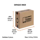 Pintura aerosol tabaco, bote esbelto 400 ml, TRUPER 5