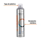 Pintura en aerosol, cromo metálico, bote esbelto, 400 ml 3
