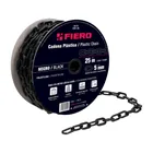 Metro de cadena de 5 mm de plástico negra, carrete de 25 m 1