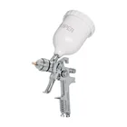 Pistola p/pintar gravedad HVLP vaso plástico, 1.7 mm, TRUPER 1