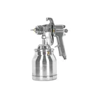 Pistola p/pintar succión HVHP vaso alum, 1.8mm, 2 vál TRUPER 1
