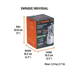 Pistola p/pintar succión HVHP vaso alum, 1.8mm, 2 vál TRUPER 7