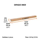 Extensión de aluminio para rodillo, 2.7 m, TRUPER 3