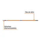 Extensión de fibra de vidrio para rodillo, 3.6 m, TRUPER 2