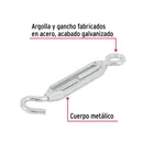 Tensor zinc 1/4' ojo-gancho, FIERO 2